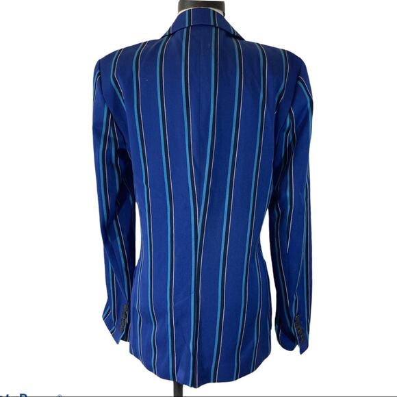 Blue striped boating blazer, NEW Jack Wills Ordway unisex preppy academic jacket - Picture 3 of 10